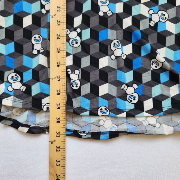 Disney Snowgies Frozen Fever Geometric Print Swing Tunic Top Tee Cute Large - Picture 11 of 11